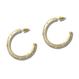 Pave Crystal C-hoop Earrings