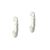 Pave Crystal C-hoop Earrings - view 4