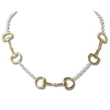 Western Horsebit Link Necklace