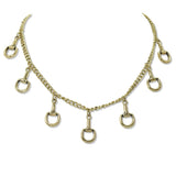 111776, WESTERN HORSEBIT MULTI CHARM NECKLACE
