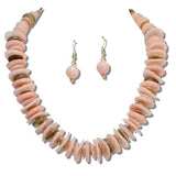 Marbled Disc Bead Necklace - view 7