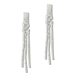 111826, MARQUISE CZ ACCENT PAVE CRYSTAL DROP EARRINGS wholesale fashion jewelry - GOOD FEELINGS, INC