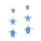 111892, SEA TURTLE COASTAL STUD EARRING SET
