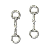 111906, WESTERN HORSEBIT DROP EARRINGS wholesale fashion jewelry - GOOD FEELINGS, INC