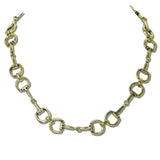 111909, WESTERN HORSEBIT LINK NECKLACE wholesale fashion jewelry - GOOD FEELINGS, INC