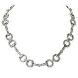 111909, WESTERN HORSEBIT LINK NECKLACE wholesale fashion jewelry - GOOD FEELINGS, INC
