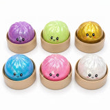 111913, Glitter Dumpling Squishy Blind Box 12PCS — Mystery Color Fidget Toy Set wholesale fashion jewelry - GOOD FEELINGS, INC