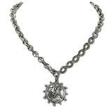 111920, WESTERN HORSE COIN PENDANT NECKLACE wholesale fashion jewelry - GOOD FEELINGS, INC