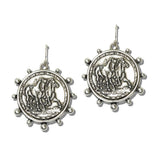 111928, WESTERN HORSE COIN DROP EARRINGS wholesale fashion jewelry - GOOD FEELINGS, INC