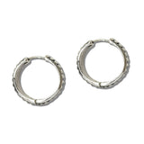 Western Multi ROW Textured Huggie Hoop Earrings - view 2