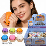 112000, SOLID DUMPLING SQUISHY BLIND BOX 12PCS — MYSTERY COLOR FIDGET TOY SET wholesale fashion jewelry - GOOD FEELINGS, INC