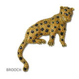 Exquisite Leopard Crystal Statement Brooch PIN