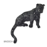 Exquisite Leopard Crystal Statement Brooch PIN - view 3