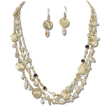 Eclectic Beaded Layered Necklace - view 2