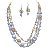 Eclectic Beaded Layered Necklace - view 3