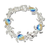 112041, ENAMELED SEA TURTLE MAGNETIC CLOSURE BRACELET wholesale fashion jewelry - GOOD FEELINGS, INC