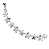 112042, ENAMELED STARFISH MAGNETIC CLOSURE BRACELET wholesale fashion jewelry - GOOD FEELINGS, INC
