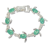 112047, LUCITE STONE SEA TURTLE MAGNETIC CLOSURE BRACELET wholesale fashion jewelry - GOOD FEELINGS, INC