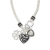 MOM Filigree Heart Charm Necklace - view 2