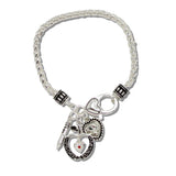 Teacher's DAY Filigree Apple Pencil Charm Bracelet