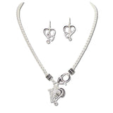 Nurse Medical Heart Charm Necklace