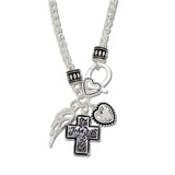 John 3:16 Filigree Cross Charm Necklace - view 2