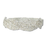 Crystal Pave Wave Stretch Cuff Bracelet - view 2