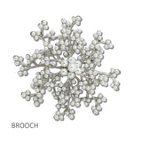 Pearl Floral Branch Brooch PIN