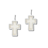 112441, DAINTY CROSS DROP EARRINGS