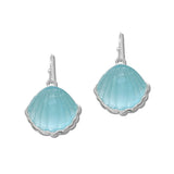 112443, MINT SEASHELL DROP EARRINGS wholesale fashion jewelry - GOOD FEELINGS, INC