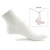112482, MOP SHELL BUTTERFLY CHARM ANKLET wholesale fashion jewelry - GOOD FEELINGS, INC
