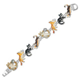 112486, ENAMEL CAT MAGNETIC CLOSURE BRACELET wholesale fashion jewelry - GOOD FEELINGS, INC