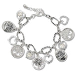 112488, TREE OF LIFE INSIPRATION CHARM BRACELET