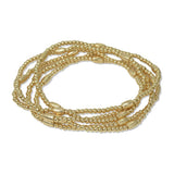 112494, CCB MULTI LAYERED BEADED STRETCH BRACELET