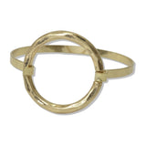 112499, HAMMERED OPEN ROUND HOOK BANGLE BRACELET