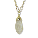 Celluloid Acetate Teardrop Long Pendant Necklace - view 6