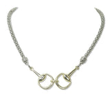 14K Gold Plated Horsebit Designer Inspired Necklace