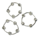 112565, CCB HAMMERED BEAD MULTI LAYERED STRETCH BRACELET