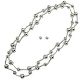 112568, CCB BALL BEADED STRETCHABLE LONG NECKLACE