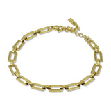 112581, STAINLESS STEEL RECTANGULAR LINK BRACELET