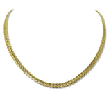 112597, STAINLESS STEEL FLAT LINK CHAIN NECKLACE