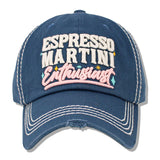 112600, ESPRESSO MARTINI WASHED BASEBALL CAP