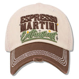 112600, ESPRESSO MARTINI WASHED BASEBALL CAP