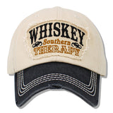 112601, WHISKEY SOUTHERN THERAPY WASHED BASEBALL CAP