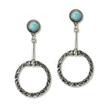 112623, WESTERN ORNATE HORSEBIT DROP EARRINGS