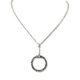 112628, WESTERN ORNATE HORSEBIT PENDANT NECKLACE