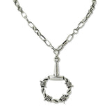 112632, WESTERN WIRED HORSEBIT PENDANT NECKLACE