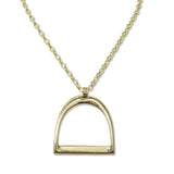 112633, WESTERN LARGE HORSEBIT PENDANT NECKLACE