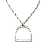 112633, WESTERN LARGE HORSEBIT PENDANT NECKLACE