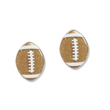 112703, GAMEDAY SPORTS GLITTER ACRYLIC STUD EARRINGS